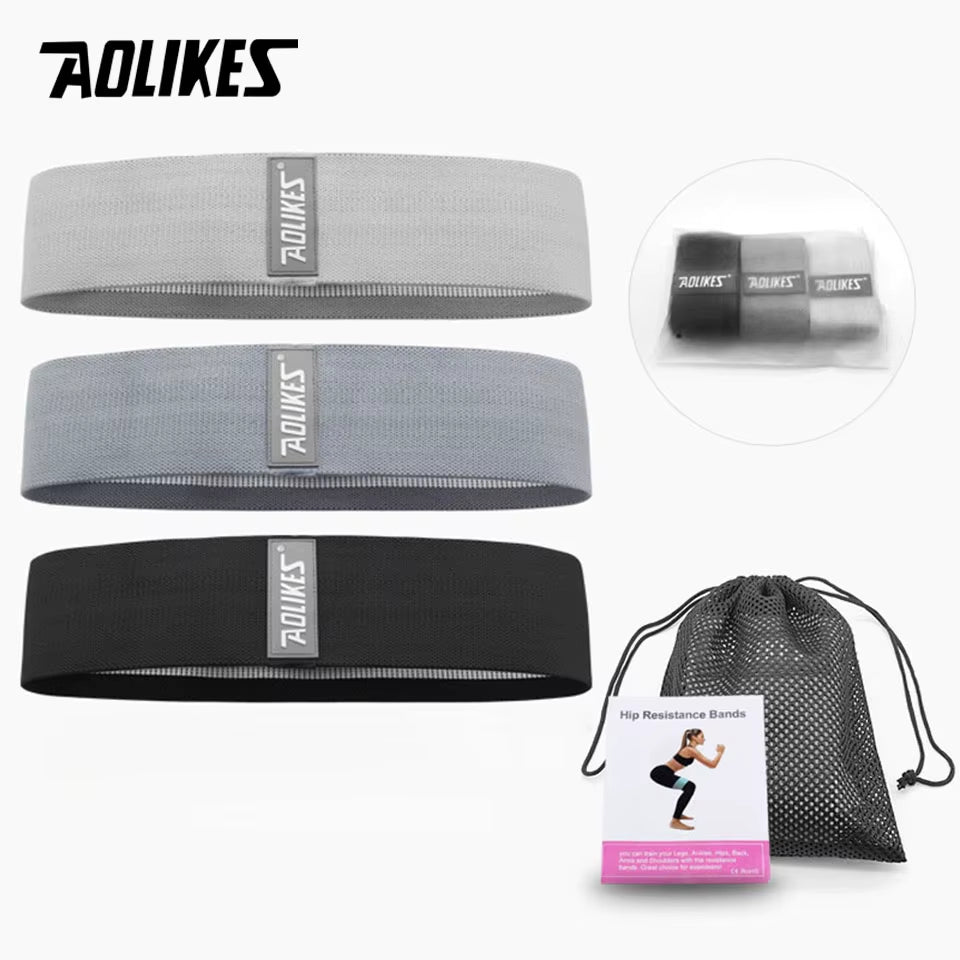 Fitness Rubber Band Elastic Yoga Resistance Bands Set Hip Circle Expander Bands Gym Fitness Booty Band Home Workout