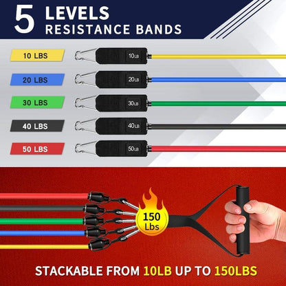 Portable Resistance Bands Set