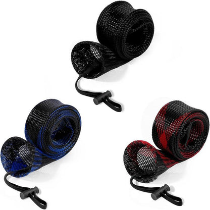 Fishing Rod Sleeve - Fishing Pole Sleeve Fishing Rod Cover for Casting Rod, Sea Fishing Rod, Fly Rod - Braided Mesh Rod Protector Fishing Rod Sock