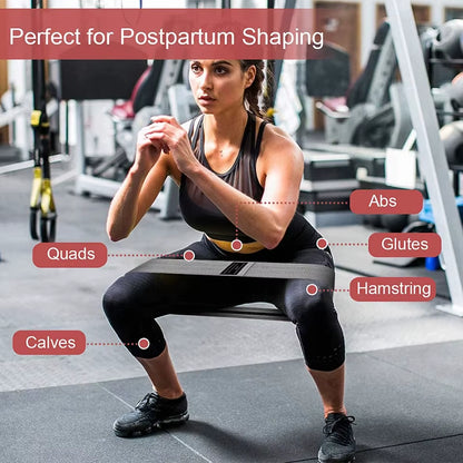 Fitness Rubber Band Elastic Yoga Resistance Bands Set Hip Circle Expander Bands Gym Fitness Booty Band Home Workout