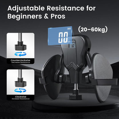 APEXGO 3-In-1 Thigh Trainer 44-132 Lbs Adjustable Resistance Pelvic Floor Muscle Kegel Exerciser, Inner Thigh Exerciser & Booty Trainer for Women & Men, Workout Machine