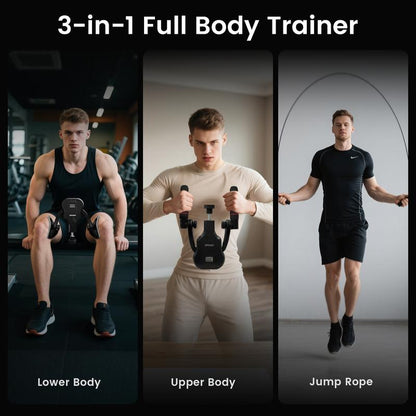 APEXGO 3-In-1 Thigh Trainer 44-132 Lbs Adjustable Resistance Pelvic Floor Muscle Kegel Exerciser, Inner Thigh Exerciser & Booty Trainer for Women & Men, Workout Machine