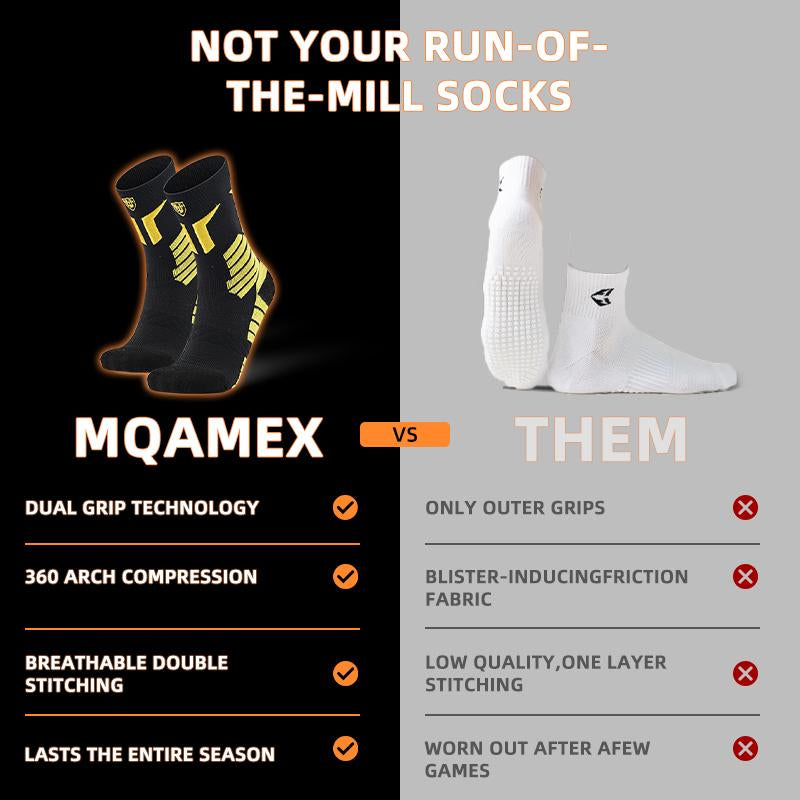 Performance Socks 3 Pairs Men'S Professional Sports Socks Mid Length Cotton Socks Cushioning Performance Arch Support Anti-Slip Ankle Compression Sweat Absorbing Shock Absorbing Wear Resistant Running Basketball All Season Universal Activewear