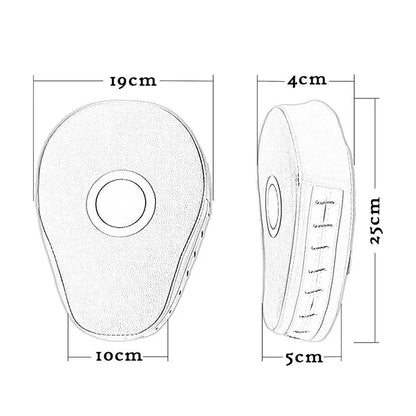 1/2Pc Curved Boxing Bag Taekwondo Muay Thai Karate Adults Kids PU Training Paws Pads Boxing Equipment Focus Punching Bags
