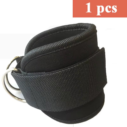 Fitness Adjustable D-Ring Ankle Cuffs Sport Ankle Straps for Cable Machines Gym Leg Pulley with Buckle Sports Feet Guard Workout