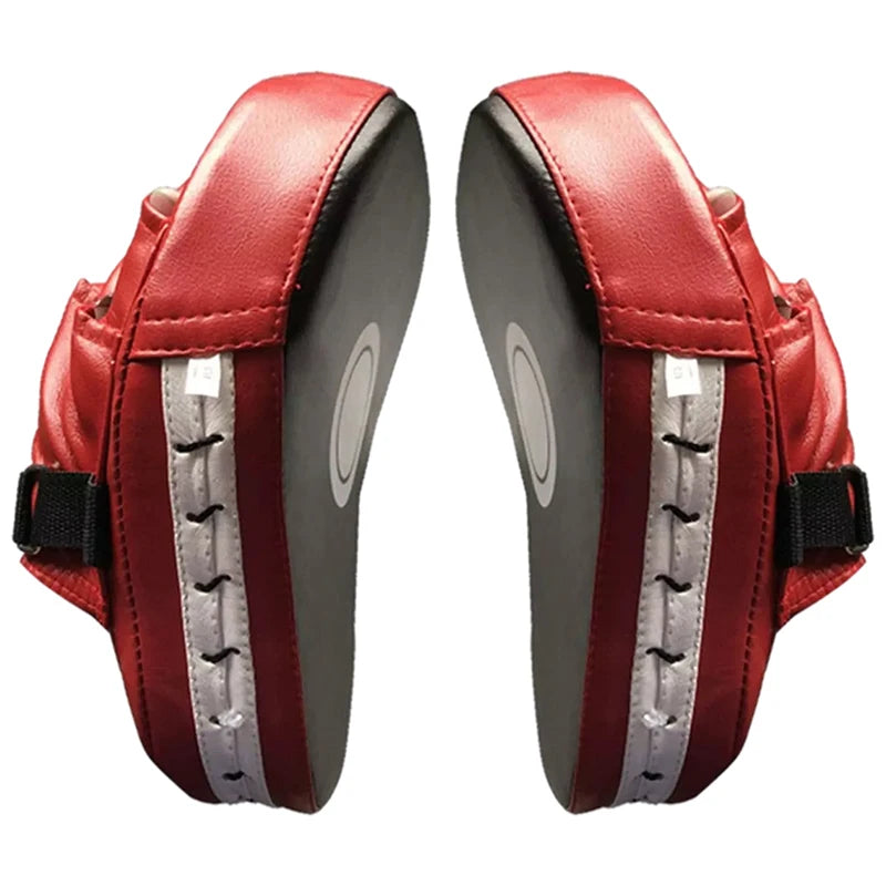1/2Pc Curved Boxing Bag Taekwondo Muay Thai Karate Adults Kids PU Training Paws Pads Boxing Equipment Focus Punching Bags